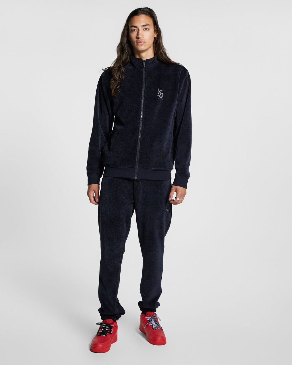 Mens Antidote Lofi Trak Petrol Regular Pants - Navy