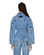 Womens Cinched Jacket Chroma Slim Jackets - Denim