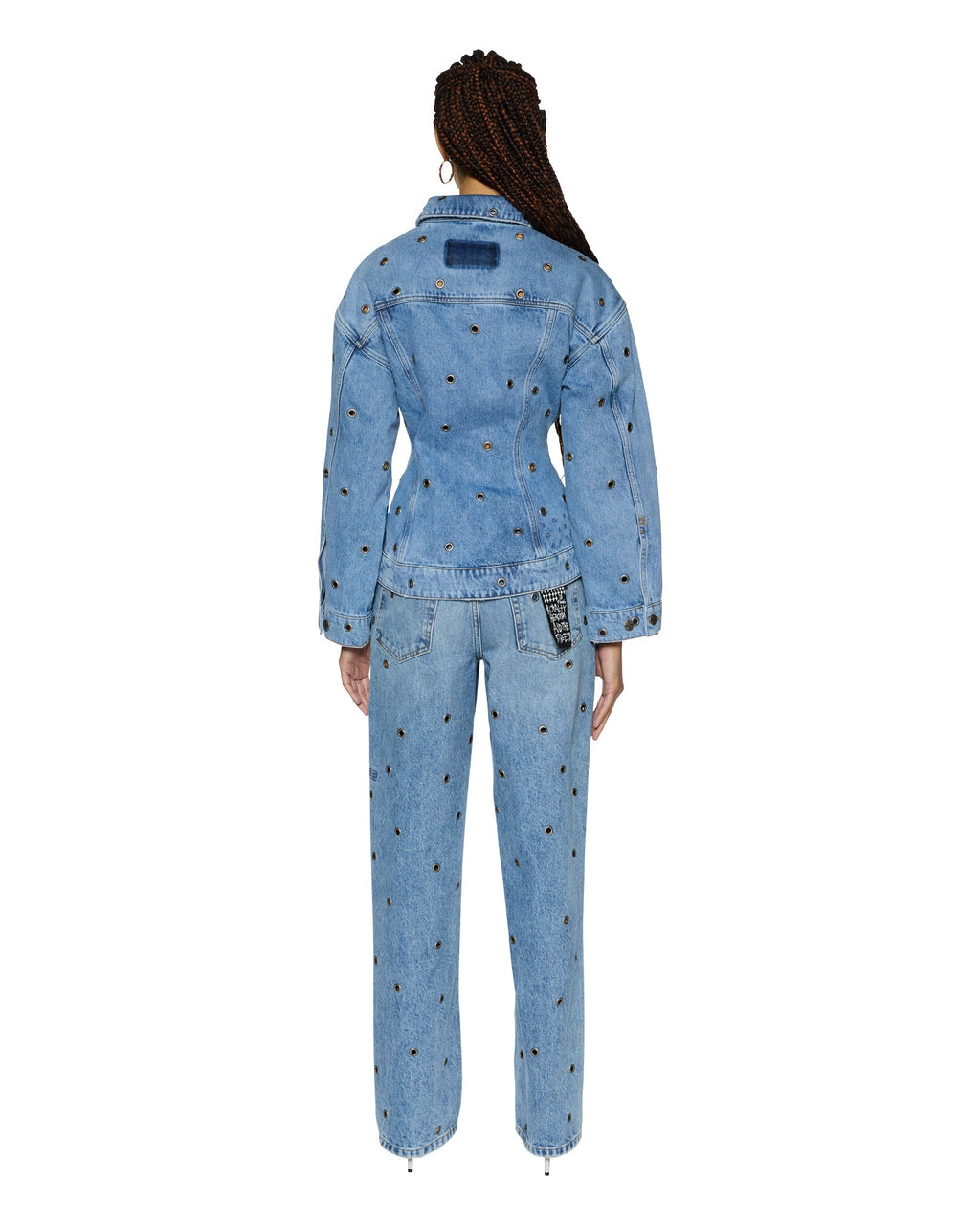 Womens Cinched Jacket Chroma Slim Jackets - Denim