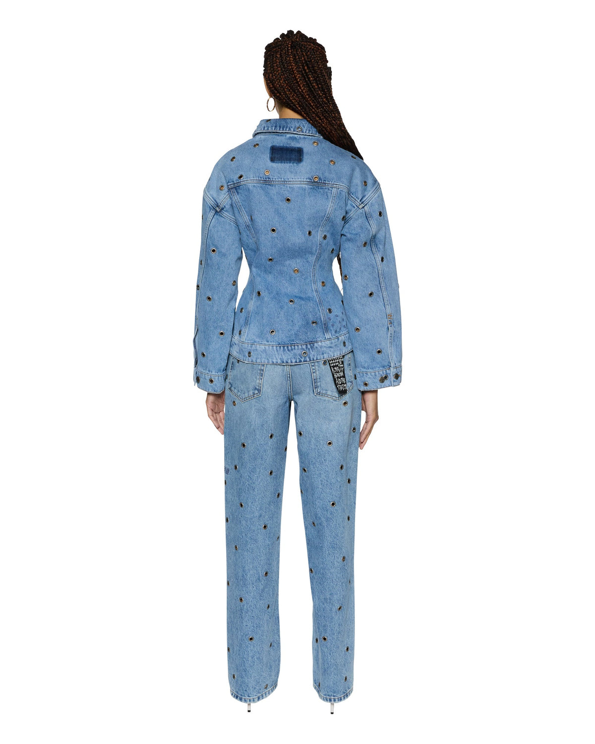 Womens Cinched Jacket Chroma Slim Jackets - Denim