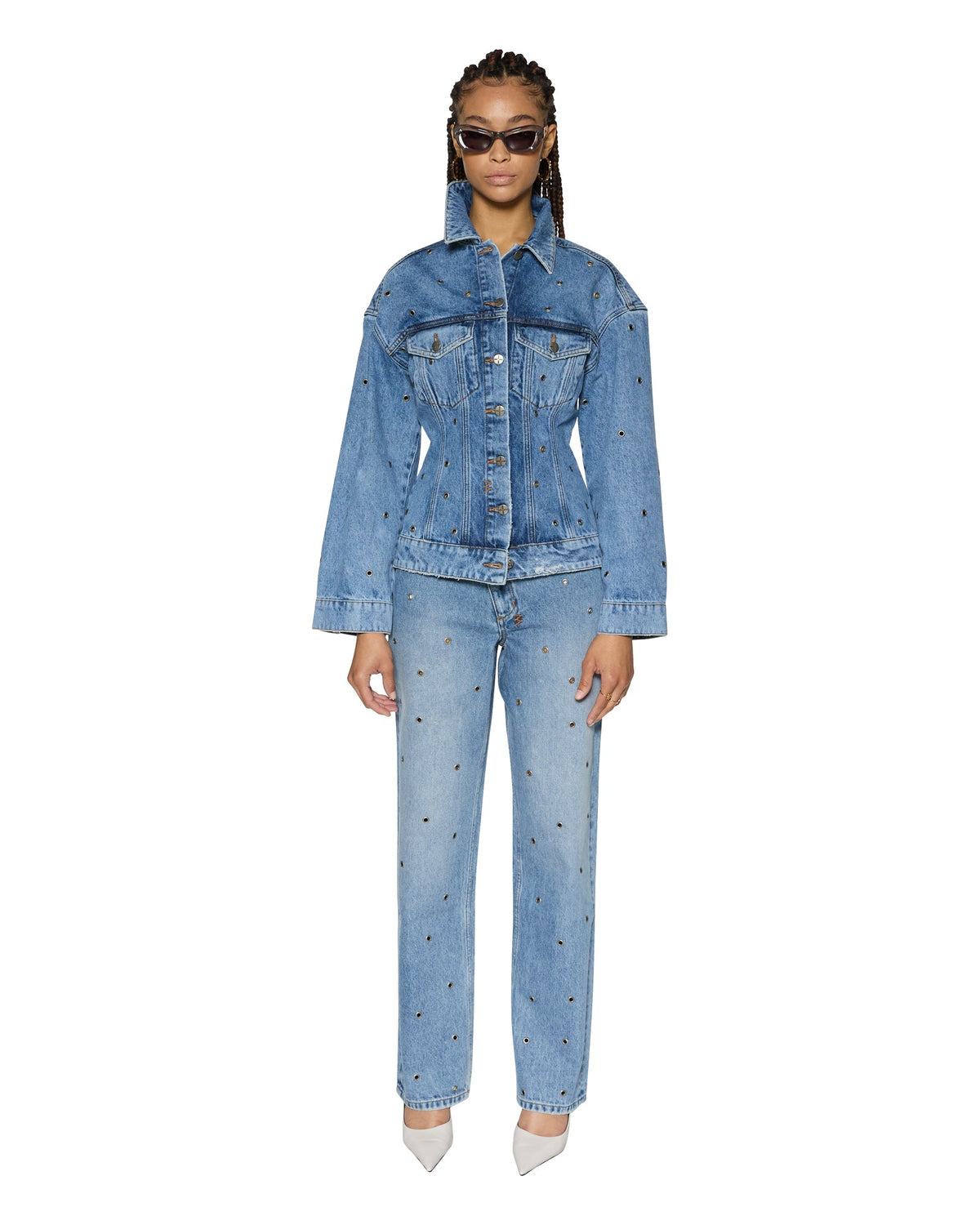 Womens Relax Jean Chroma Relaxed Denim Jeans - Denim
