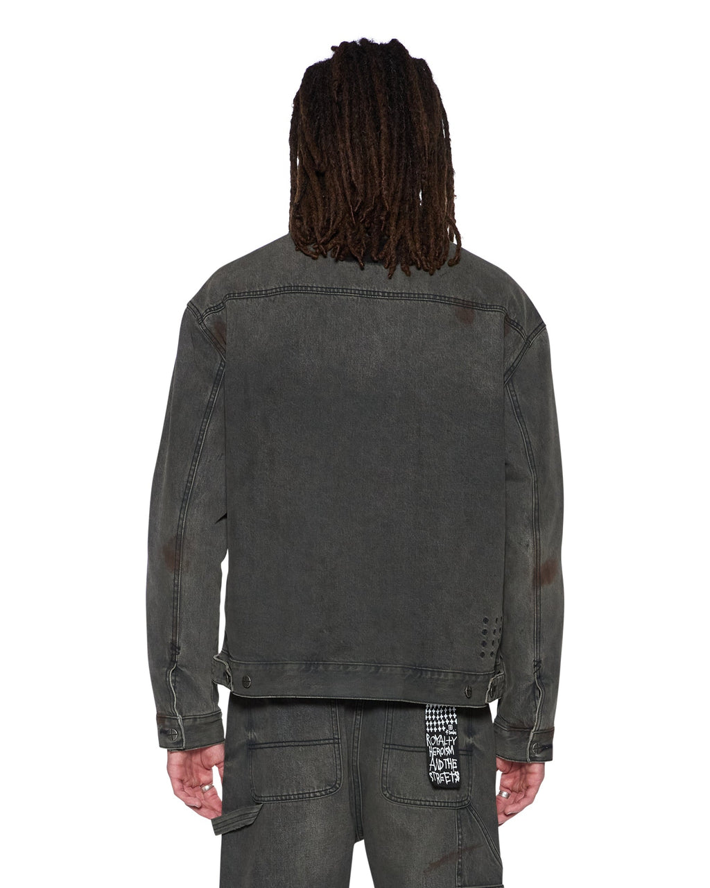 Mens Doubledown Jacket Mekanik Grey Regular Jackets - Grey