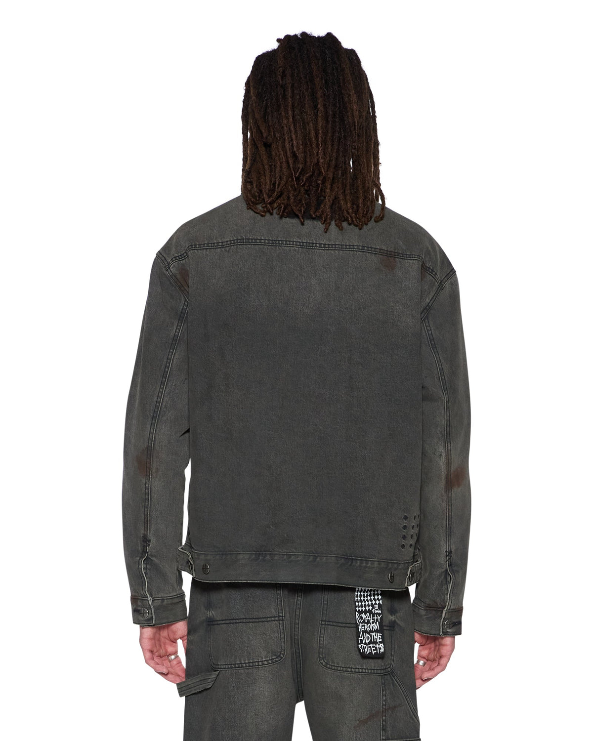 Mens Doubledown Jacket Mekanik Grey Regular Jackets - Grey