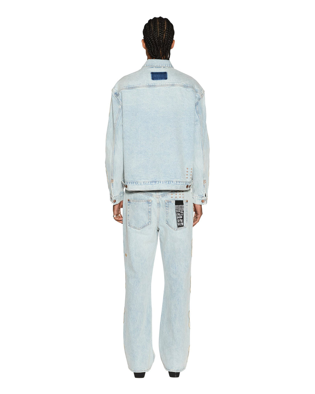 Mens Doubledown Oh G Jacket Paragon Kraft Oversized Jackets - Denim