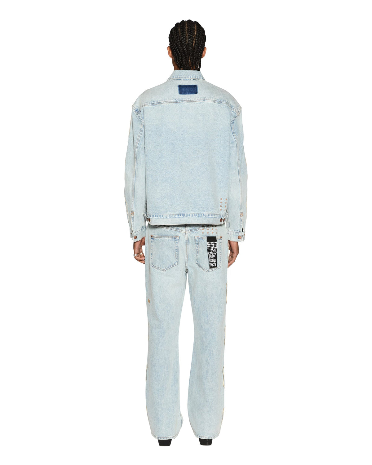 Mens Doubledown Oh G Jacket Paragon Kraft Oversized Jackets - Denim