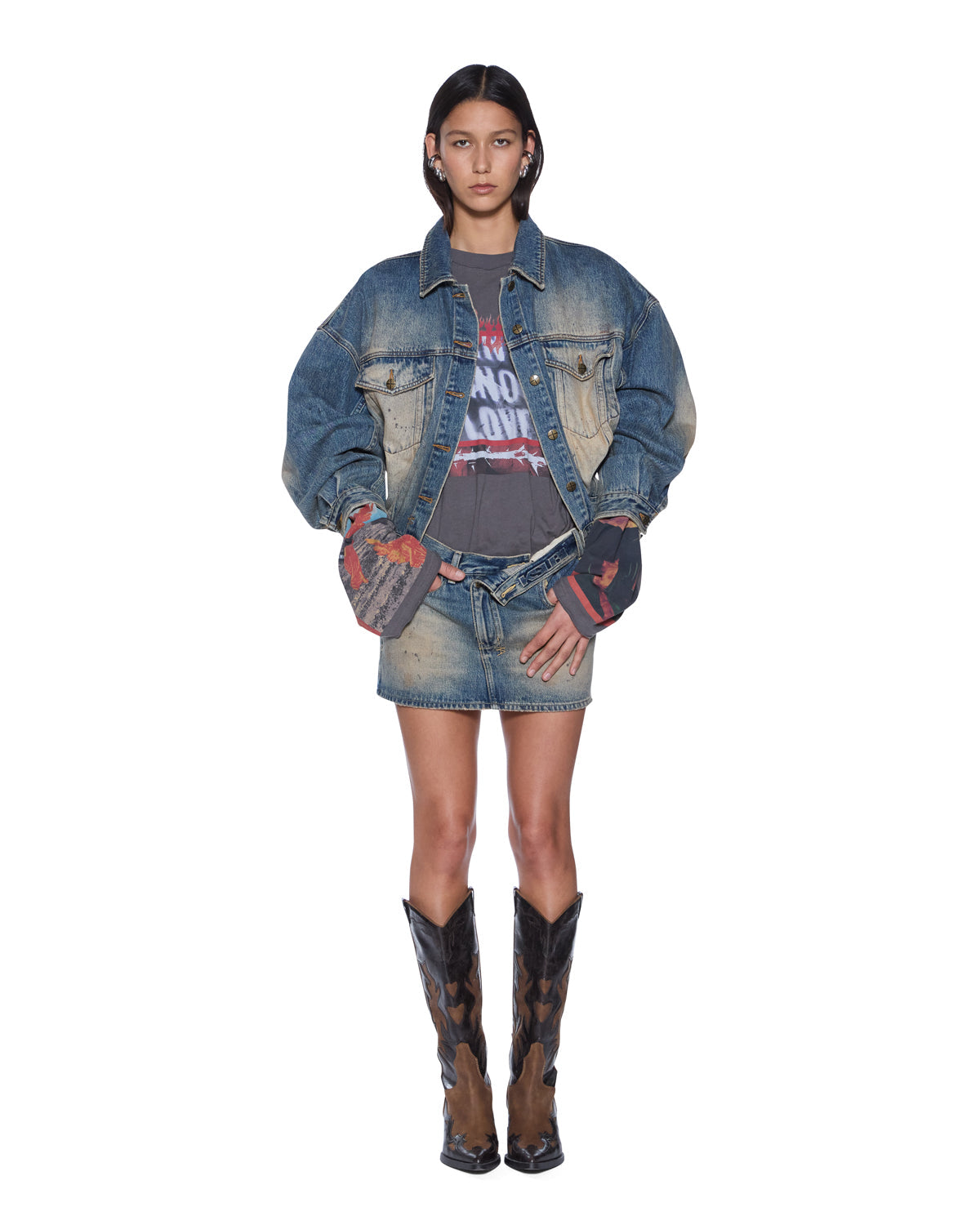 Womens Relax Trucker Jacket Dune Relaxed Jackets - Denim