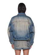 Womens Relax Trucker Jacket Dune Relaxed Jackets - Denim