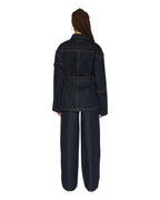Womens Duty Jacket Zenith Pop Oversized Jackets - Denim