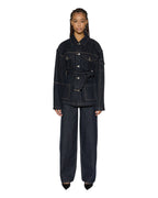 Womens Duty Jacket Zenith Pop Oversized Jackets - Denim
