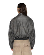 Womens Highway Bomber Vintage Black Regular Jackets - Black
