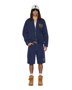 Mens Mechanik Chainstitch Jacket Ink Blue Regular Jackets - Navy