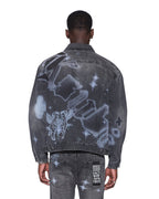 Mens Oh G Jacket Axl Cherub Oversized Jackets - Denim