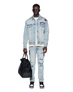 Mens Oh G Jacket Seattle Blue Oversized Jackets - Denim