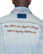 Mens Oh G Jacket Seattle Blue Oversized Jackets - Denim