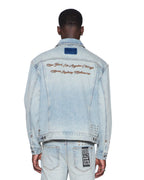 Mens Oh G Jacket Seattle Blue Oversized Jackets - Denim