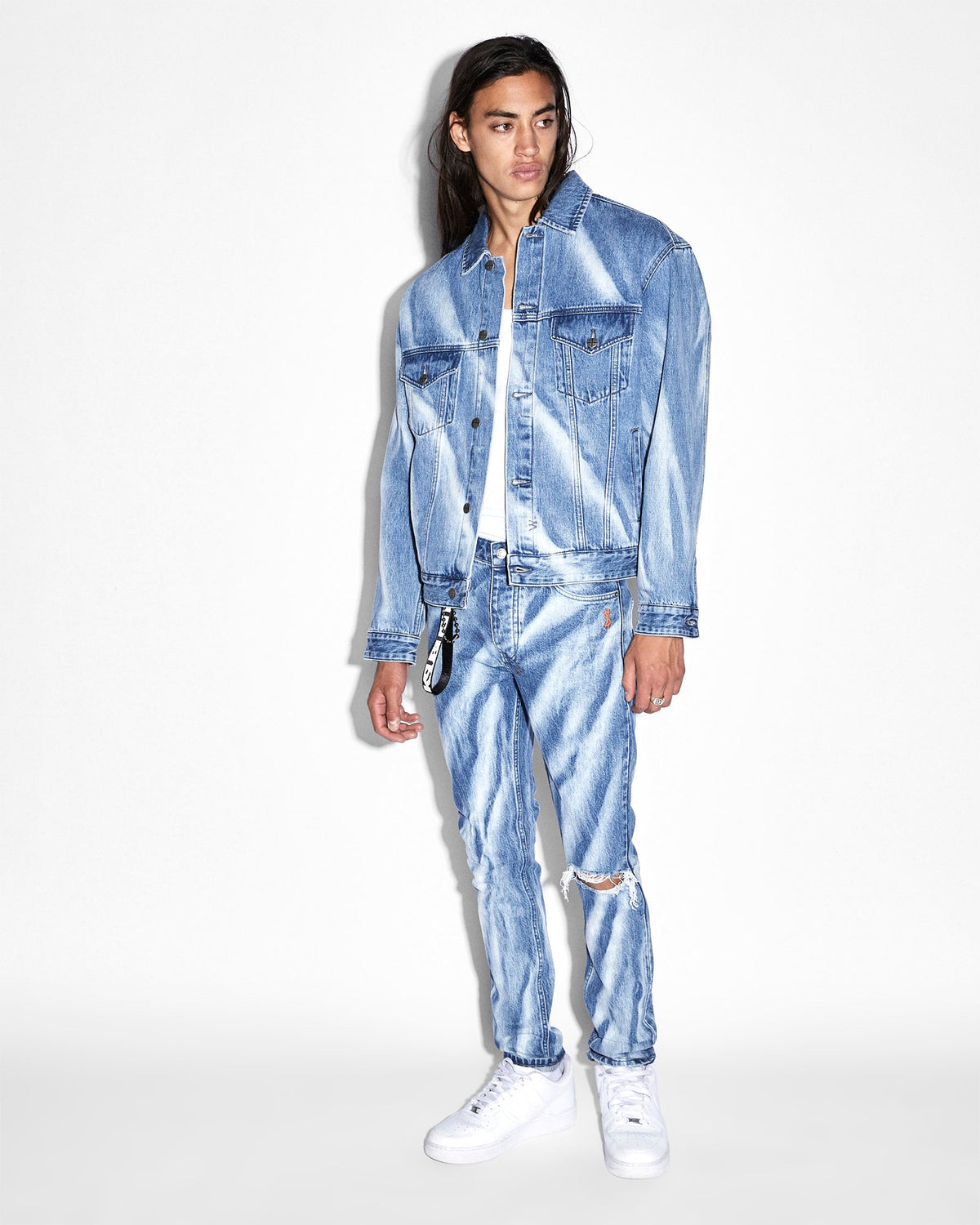 Mens Chitch Kaos Slim Denim Jeans - Denim