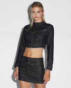 Womens Paradigm Skirt Midnight Slim Skirts - Black