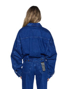 Womens Relax Trucker Jacket Marine Relaxed Jackets - Denim