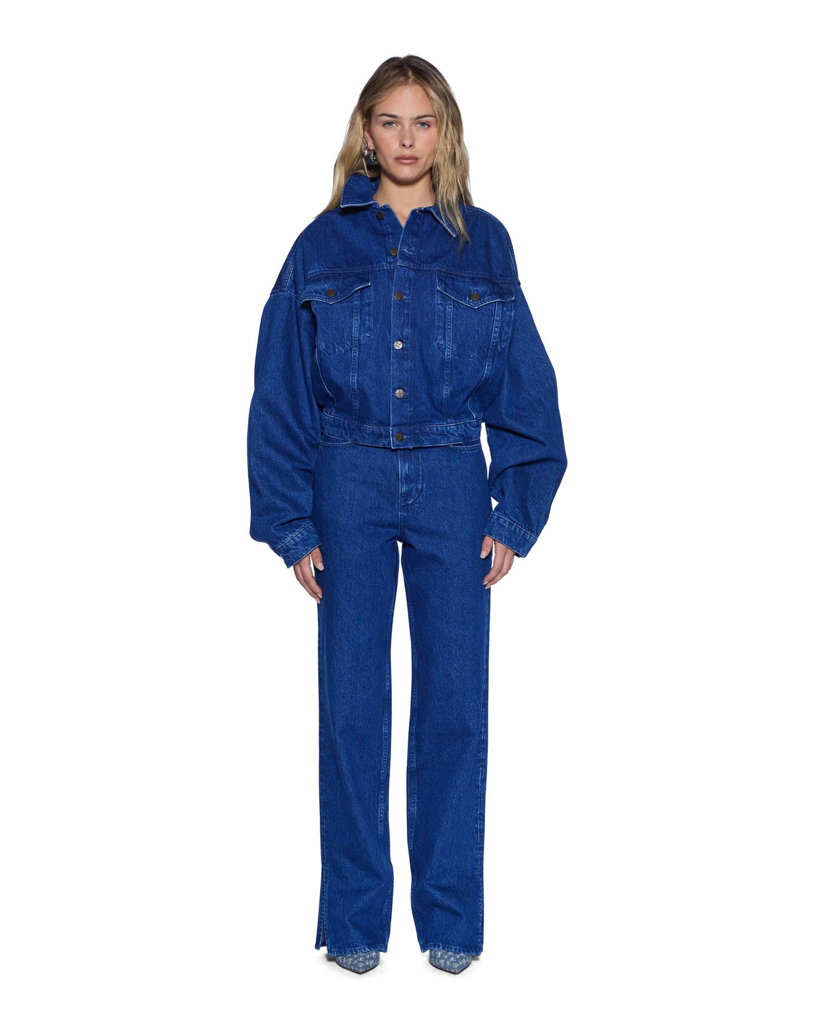Womens Playback 2.0 Marine Relaxed Denim Jeans - Denim