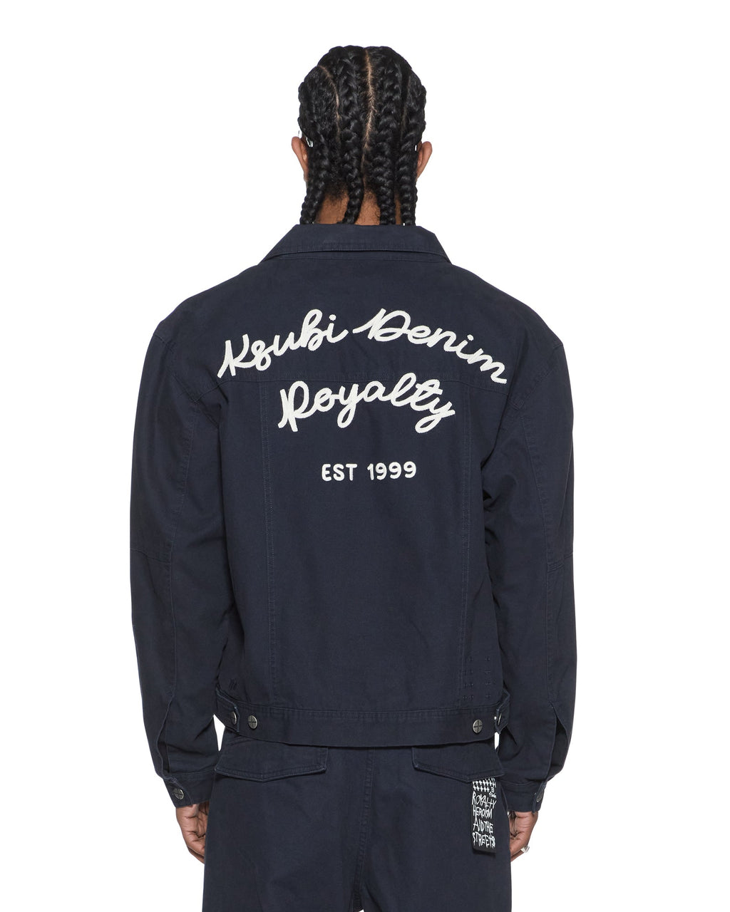 Mens Royalty Mechanic Jacket Navy Relaxed Jackets - Navy