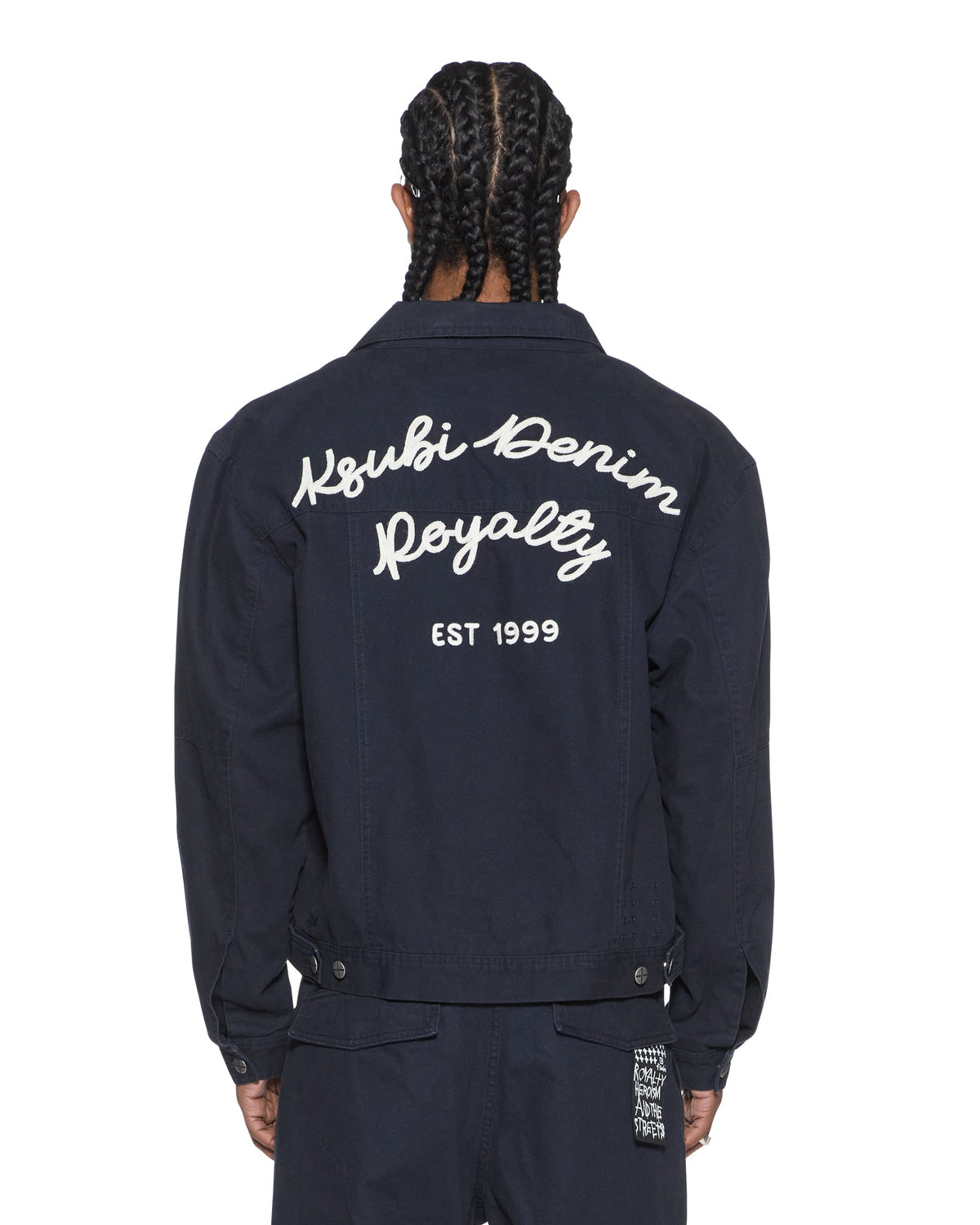 Mens Royalty Mechanic Jacket Navy Relaxed Jackets - Navy