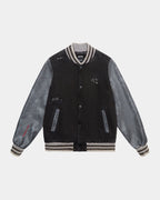 Mens Skribed King Jacket Black Regular Jackets - Black