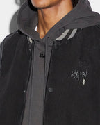 Mens Skribed King Jacket Black Regular Jackets - Black