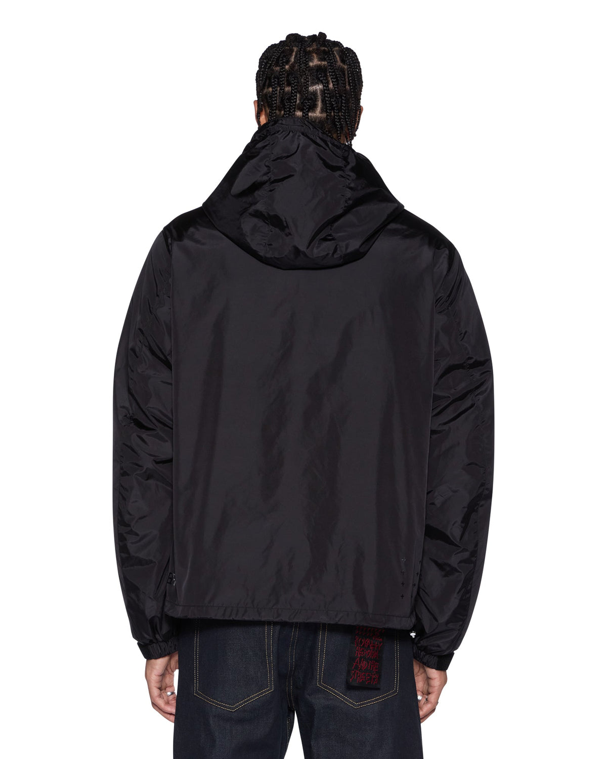 Mens Tek Nylon Jacket Black Regular Jackets - Black