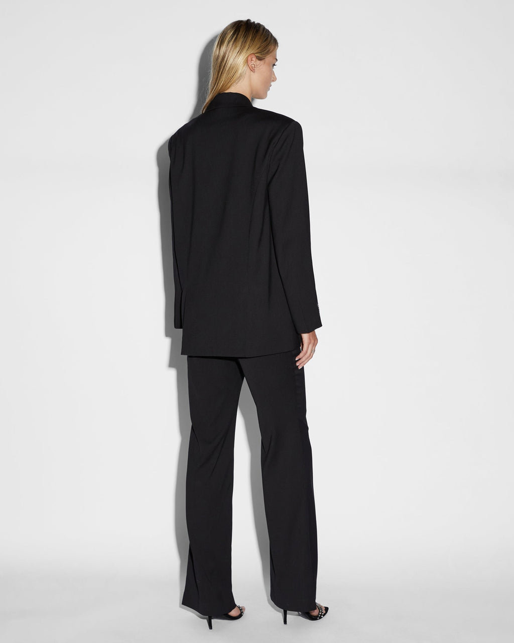 Womens Ultimate Blazer Black Oversized Jackets - Black