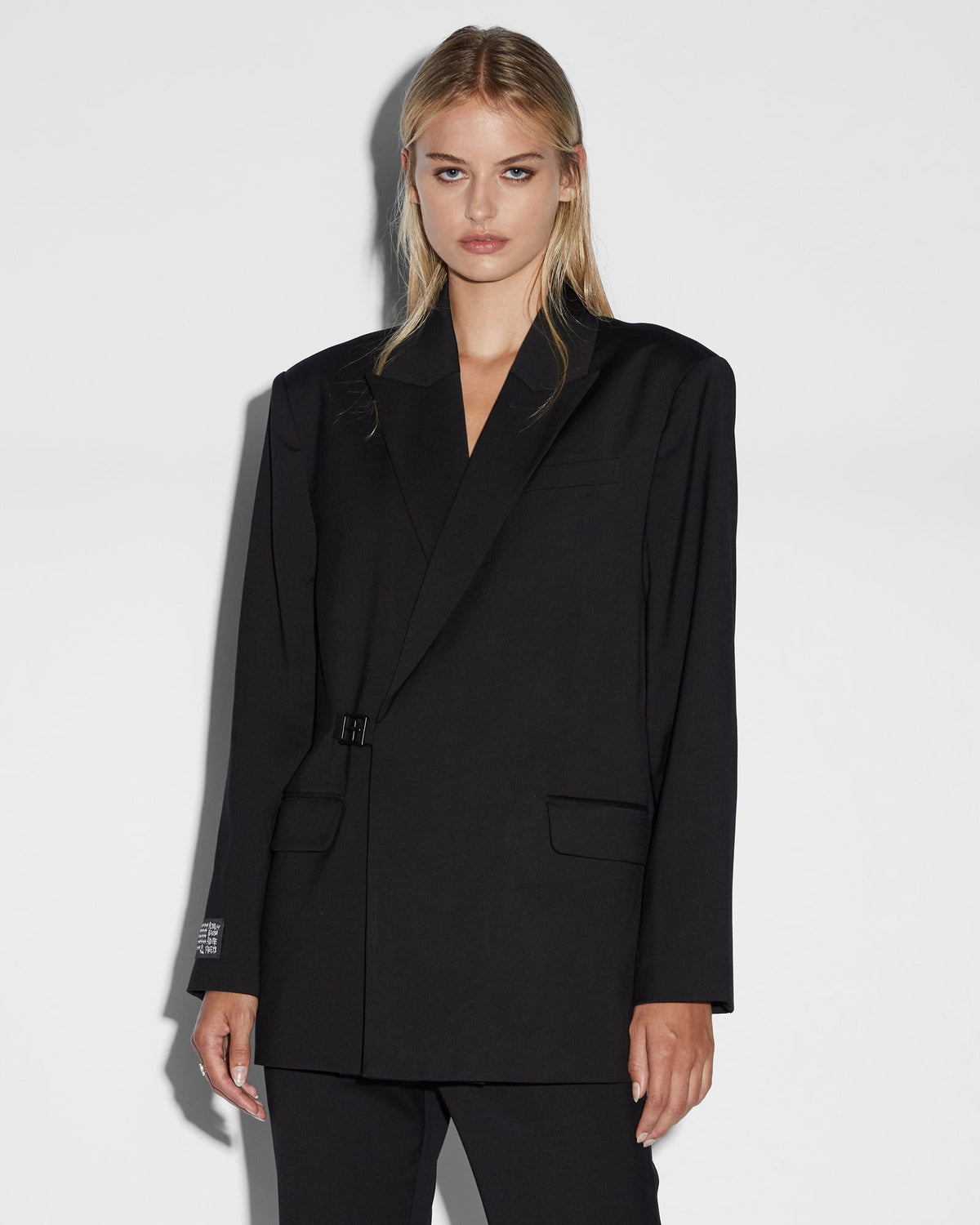 Womens Ultimate Blazer Black Oversized Jackets - Black