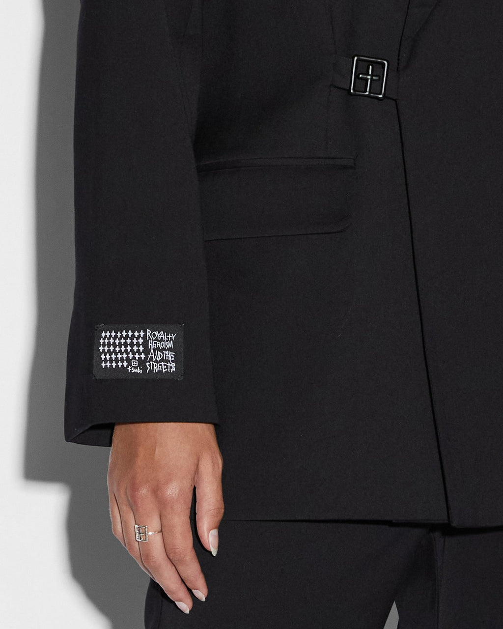 Womens Ultimate Blazer Black Oversized Jackets - Black