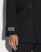 Womens Ultimate Blazer Black Oversized Jackets - Black