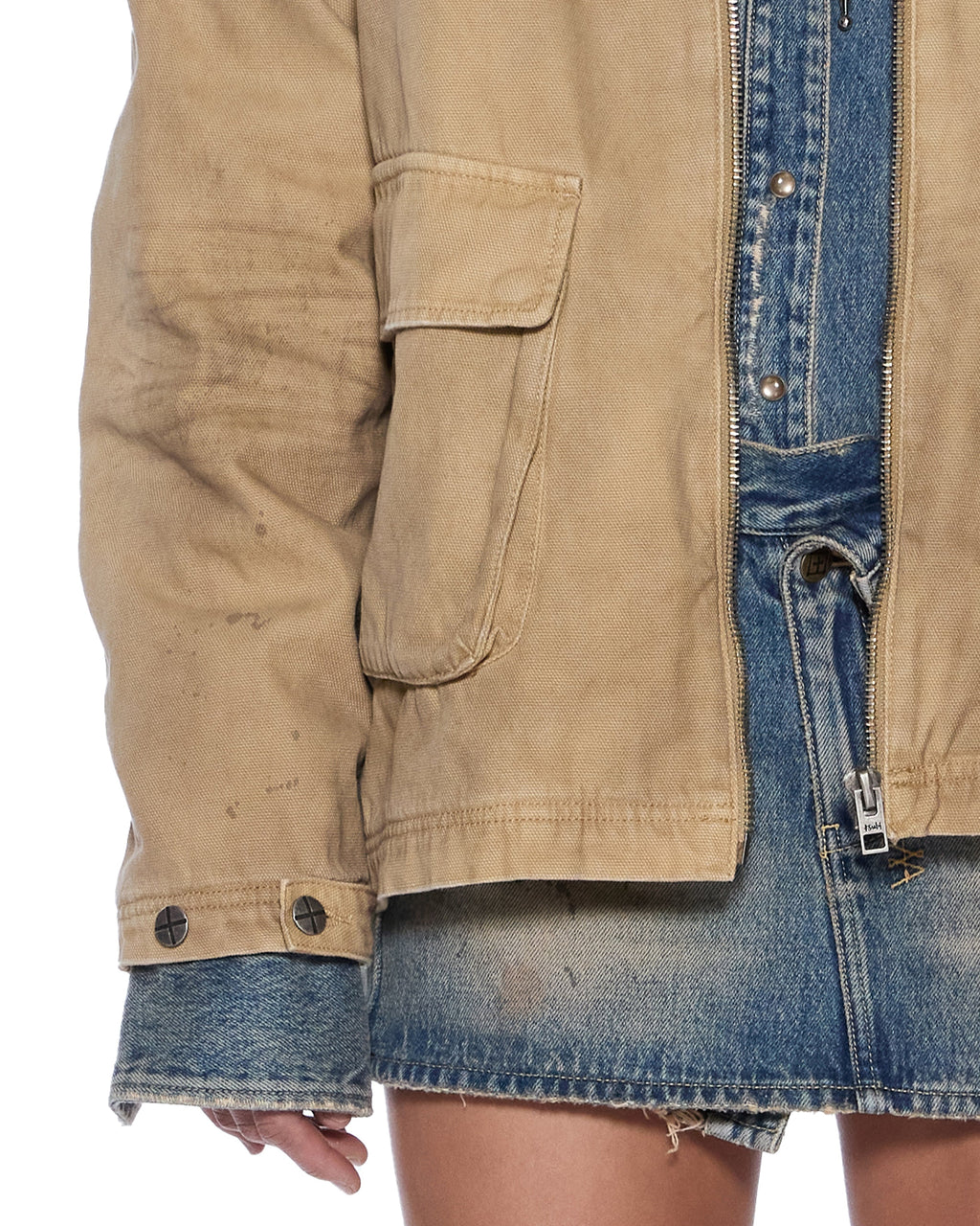 Womens Workwear Jacket Sierra Oversized Jackets - Tan