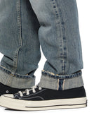 Mens Hazlow Selvedge Melbourne Blue Straight Denim Jeans - Denim