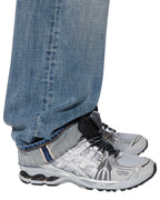 Mens Anti K Selvedge Blue Moon Relaxed Denim Jeans - Denim