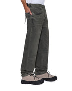 Mens Anti K Mekanik Grey Relaxed Denim Jeans - Grey