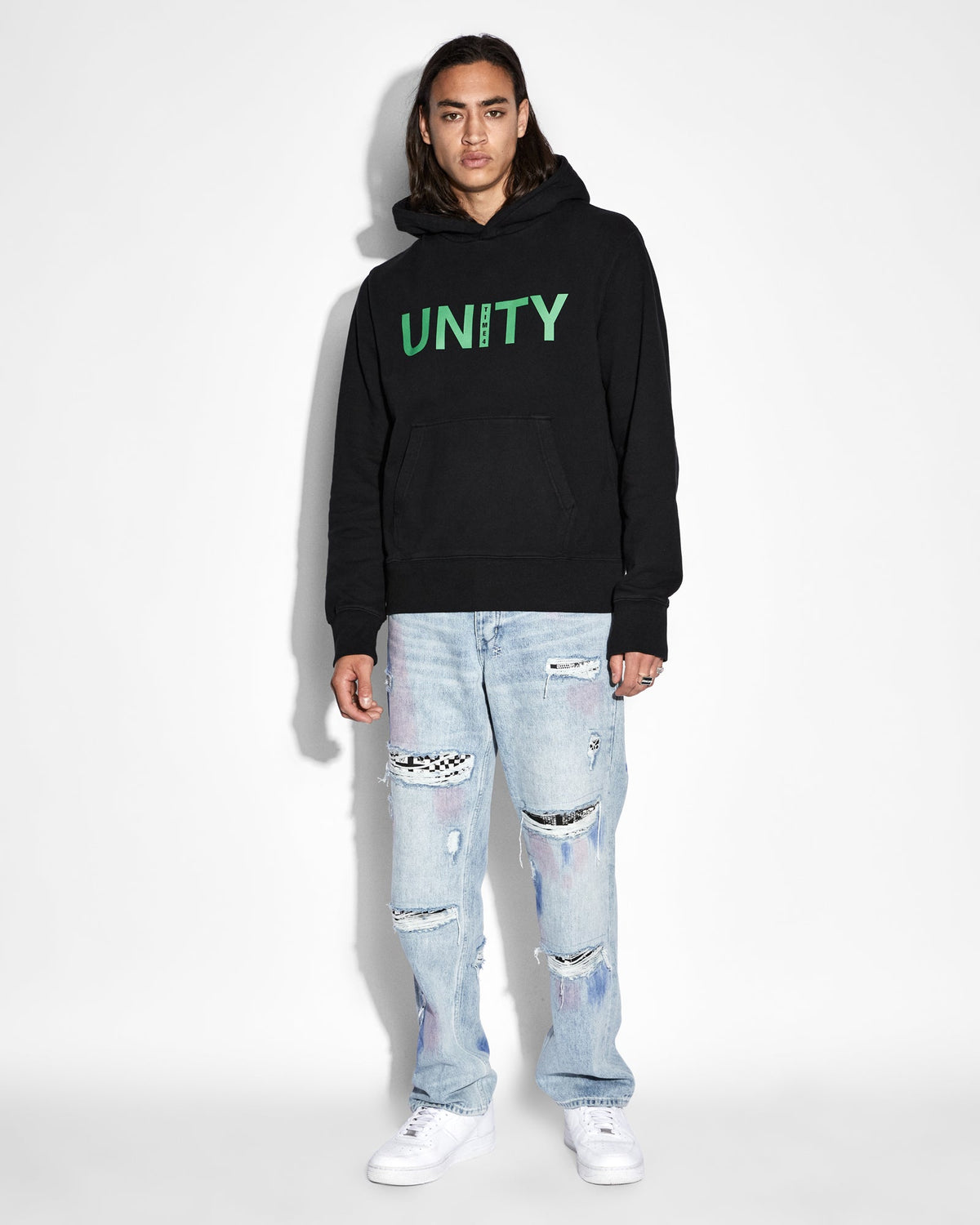 Mens Anti K Streets Kolor Relaxed Denim Jeans - Denim