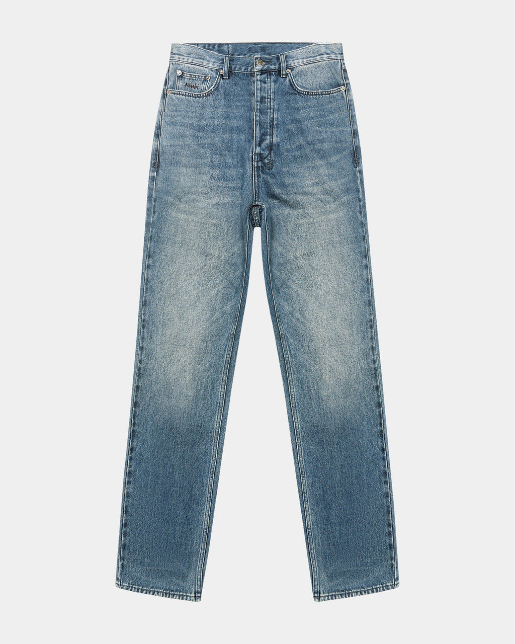 Mens Anti K Kult Relaxed Denim Jeans - Denim