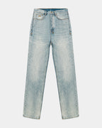 Mens Anti K Sky High Metalik Relaxed Denim Jeans - Denim