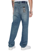 Mens Anti K Kult Relaxed Denim Jeans - Denim
