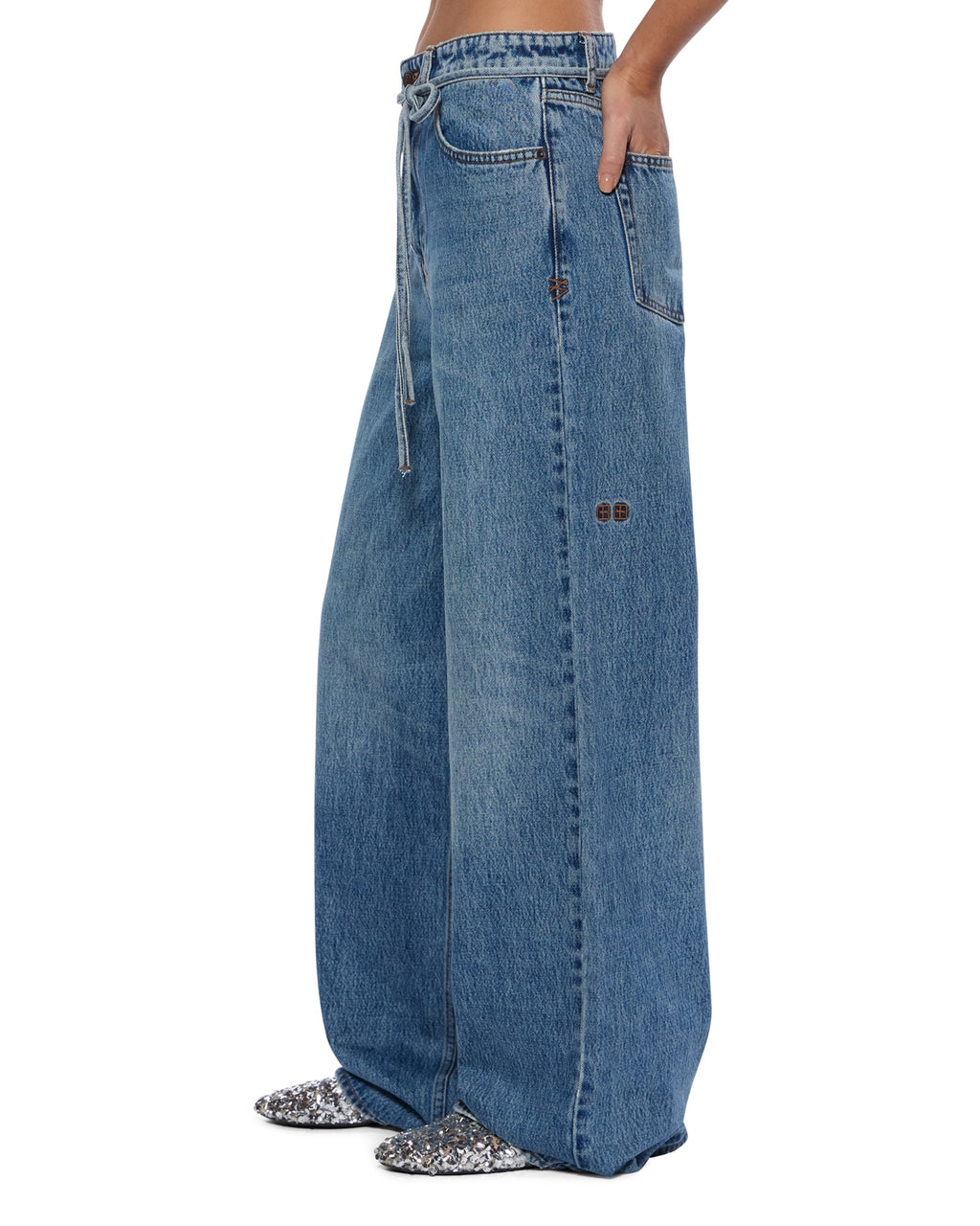 Womens Baggy Jean Relik Baggy Denim Jeans - Denim