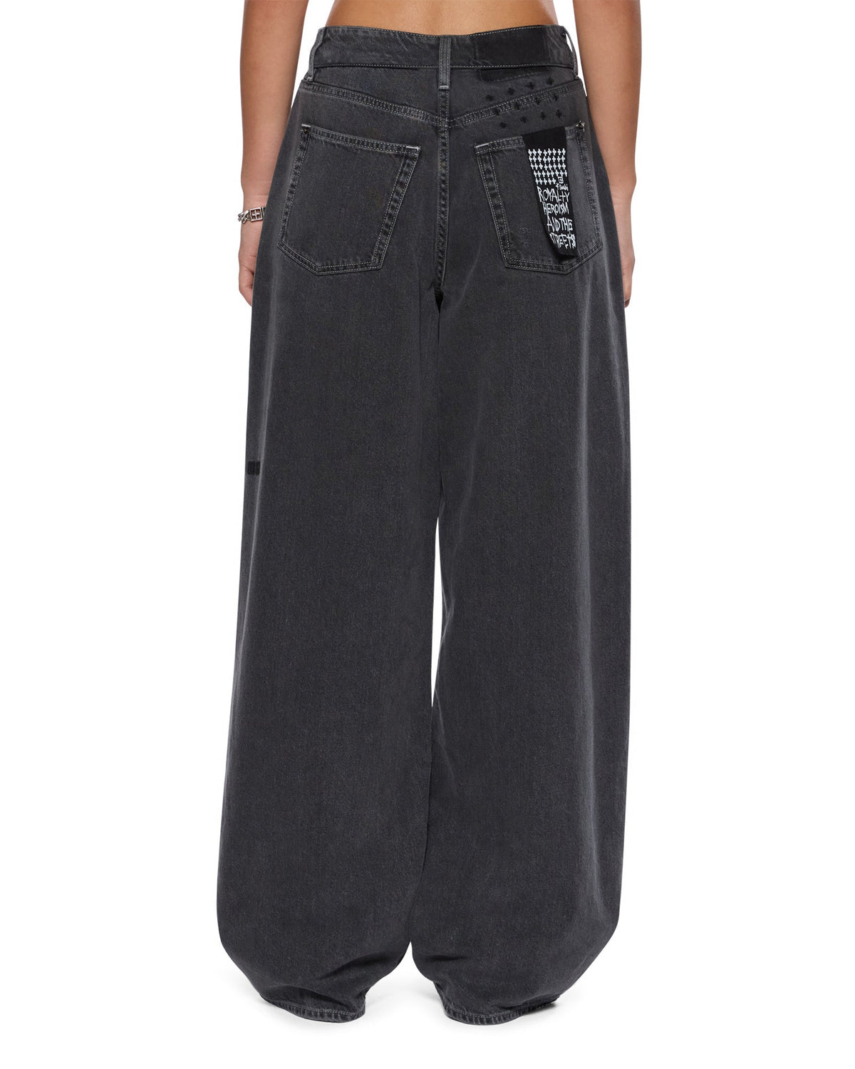 Womens Baggy Jean Shade Baggy Denim Jeans - Grey