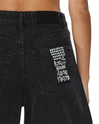 Womens Barrel Jean Noir Barrel Leg Denim Jeans - Black