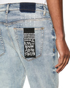 Mens Bronko Pure Dynamite Bootcut Denim Jeans - Denim