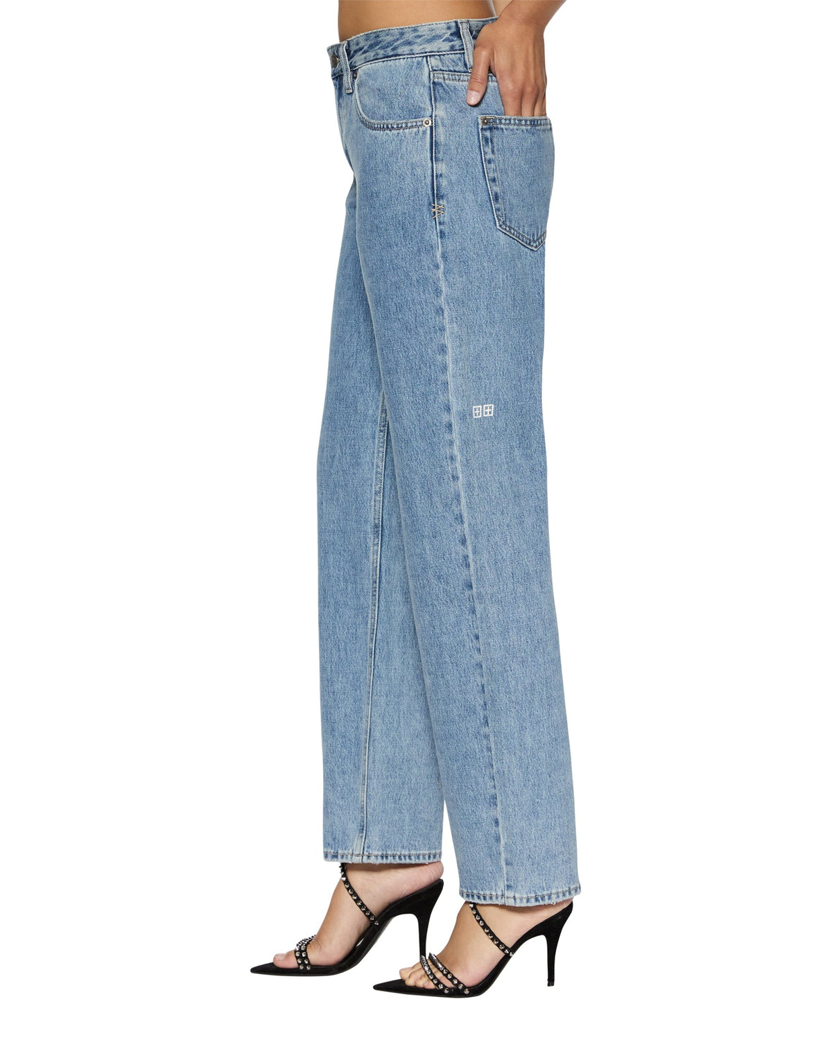 Womens Brooklyn Authentik Straight Denim Jeans - Denim