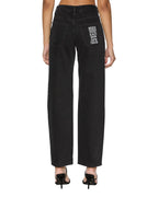Womens Brooklyn Jean Stealth Straight Denim Jeans - Black