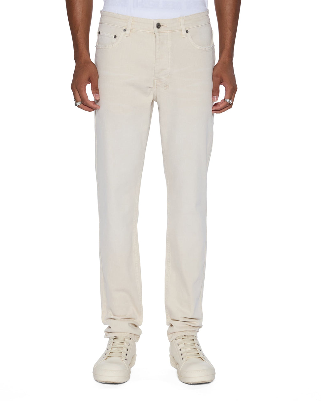 Mens Chitch 1999 Ivory Slim Denim Jeans - Beige