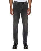 Mens Chitch 1999 Torqued Black Slim Denim Jeans - Black