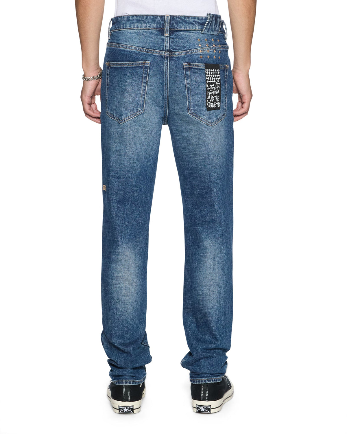 Mens Chitch Arden Paise Slim Denim Jeans - Denim