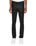 Mens Chitch Black Wax Slim Denim Jeans - Black